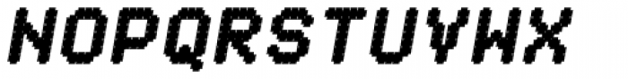 YWFT Crossover Black Oblique Font UPPERCASE