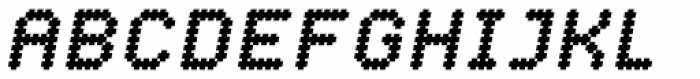 YWFT Crossover ExtraBold Oblique Font UPPERCASE