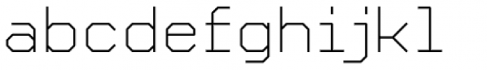 YWFT Formation Light Font LOWERCASE