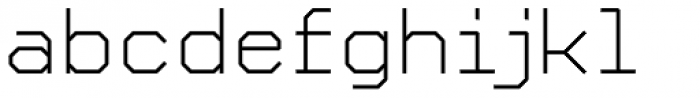 YWFT Formation Font LOWERCASE