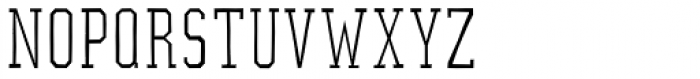 YWFT League Thin Font UPPERCASE