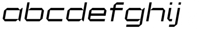 YWFT Maetl Light Oblique Font LOWERCASE