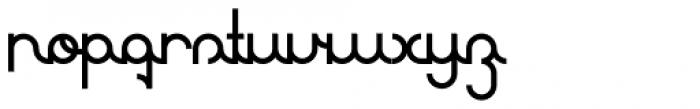 YWFT Maudlin Font LOWERCASE