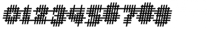 YWFT OverCross Bold Oblique Font OTHER CHARS