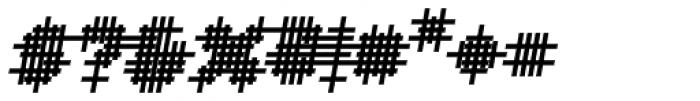 YWFT OverCross ExtraBold Oblique Font OTHER CHARS