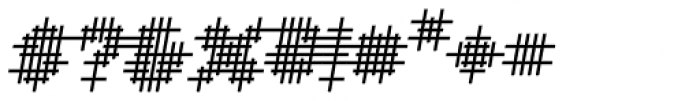 YWFT OverCross SemiBold Oblique Font OTHER CHARS
