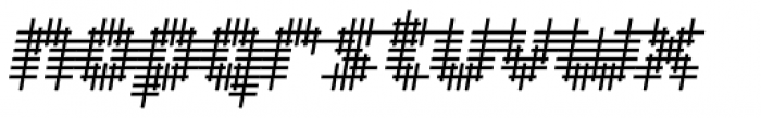 YWFT OverCross SemiBold Oblique Font LOWERCASE