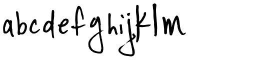 YWFT Signature Alternate Light Font LOWERCASE