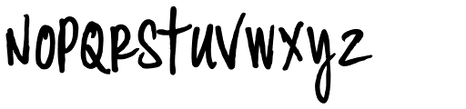 YWFT Signature Regular Font UPPERCASE