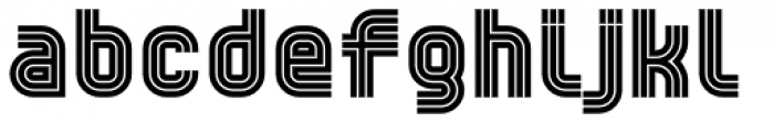 YWFT Trisect ExtraBold Font LOWERCASE