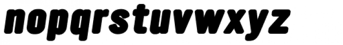 YWFT Ultramagnetic Black Oblique Font LOWERCASE
