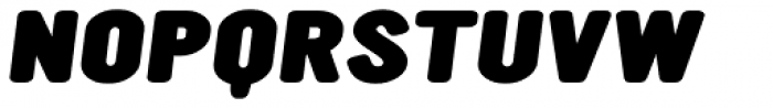 YWFT Ultramagnetic Expanded Black Oblique Font UPPERCASE