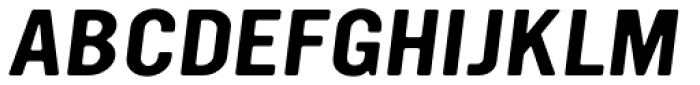 YWFT Ultramagnetic Expanded Oblique Font UPPERCASE