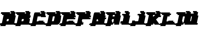 YytriumBack-Regular Font UPPERCASE