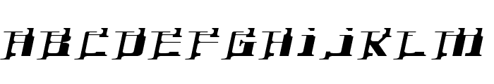 YytriumFront-Regular Font UPPERCASE