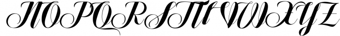 Zürbrich Decorative Script Font UPPERCASE