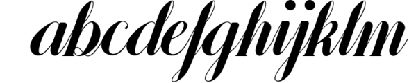 Zürbrich Decorative Script Font LOWERCASE