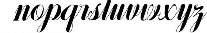 Zürbrich Decorative Script Font LOWERCASE