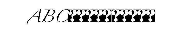 Zapfino Extra LT Pro Regular Font UPPERCASE