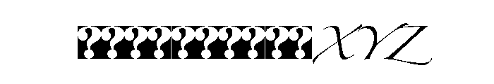 Zapfino Extra LT Pro Regular Font UPPERCASE