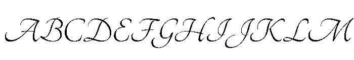 Zapfino Extra Regular Font UPPERCASE