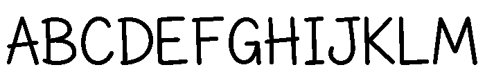 ZARIA Regular Font UPPERCASE