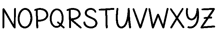 ZARIA Regular Font UPPERCASE