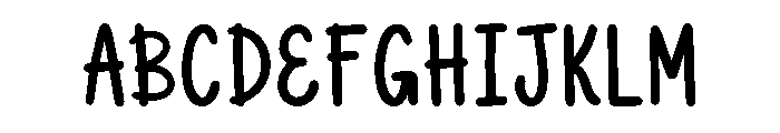 ZARIAH Regular Font UPPERCASE