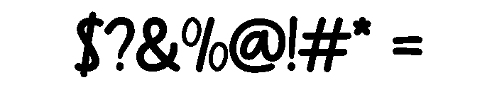 ZARONE-Regular Font OTHER CHARS