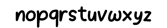 ZARONE-Regular Font LOWERCASE