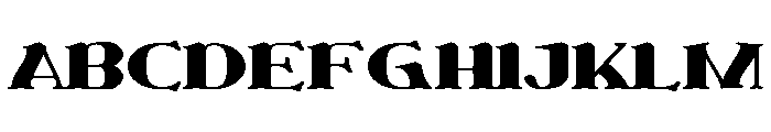 Zabriela Font UPPERCASE