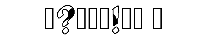 Zacari Regular Font OTHER CHARS