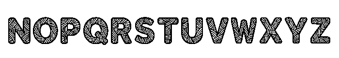Zacaria Regular Font LOWERCASE