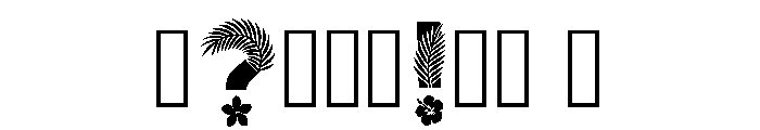 Zacariah Regular Font OTHER CHARS