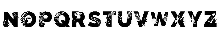 Zacariah Regular Font UPPERCASE