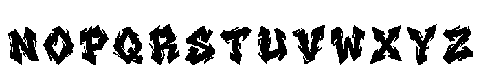 Zach Regular Font UPPERCASE
