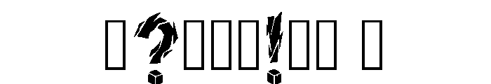 Zackery Regular Font OTHER CHARS