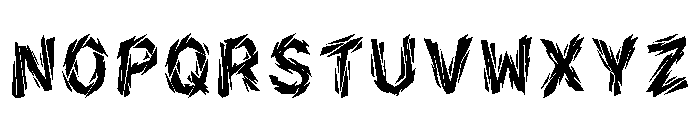 Zackery Regular Font LOWERCASE