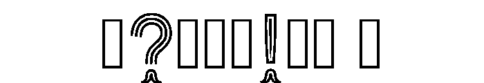 Zaden Regular Font OTHER CHARS
