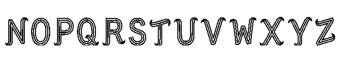 Zaden Regular Font UPPERCASE