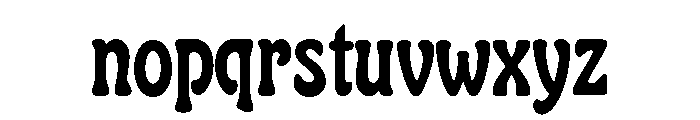 Zadeste Regular Font LOWERCASE