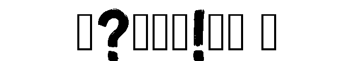 Zadok Regular Font OTHER CHARS