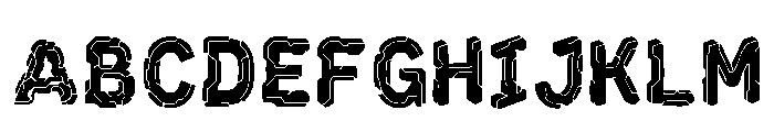 Zael Regular Font UPPERCASE