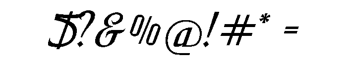 Zafira Regular Font OTHER CHARS