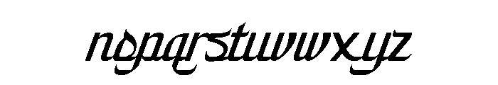 Zafira Regular Font LOWERCASE
