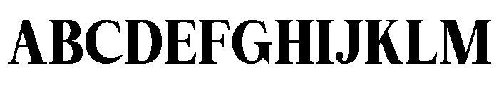 Zafira Serif Black Font UPPERCASE