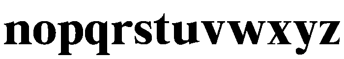 Zafira Serif Black Font LOWERCASE