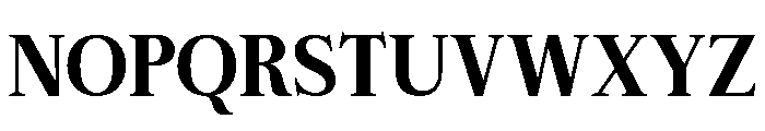 Zafira Serif ExtraBold Font UPPERCASE