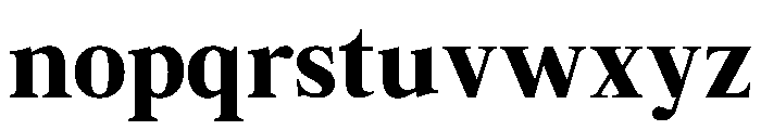 Zafira Serif ExtraBold Font LOWERCASE