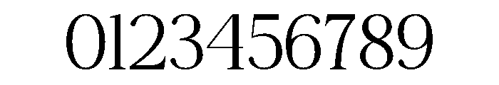 Zafira Serif ExtraLight Font OTHER CHARS